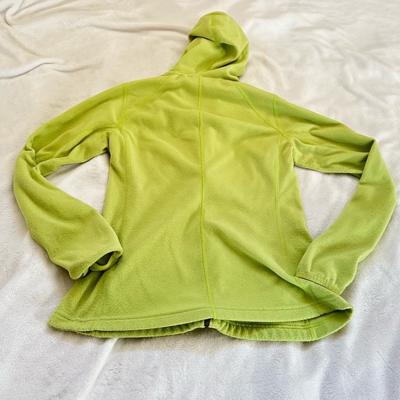 The North Face Women's Lime / Yellow Green Fleece Hoodie / Jacket - Picture 4 of 6